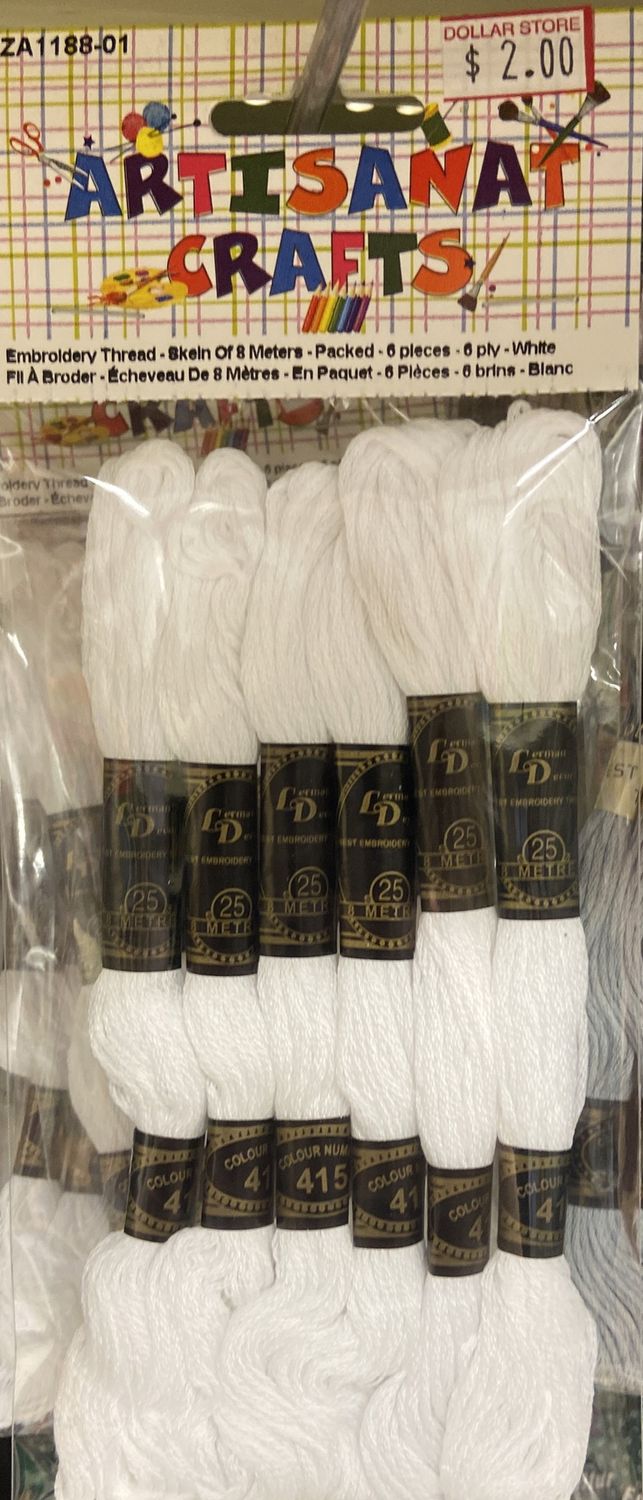 Ugarit: White Embroidery Thread