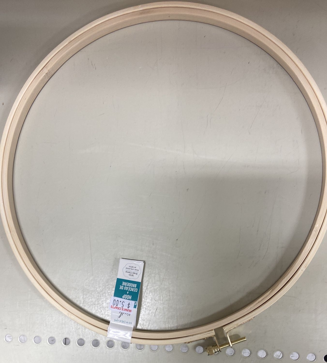 Needle Crafters: 10&quot; Wooden Embroidery Hoop