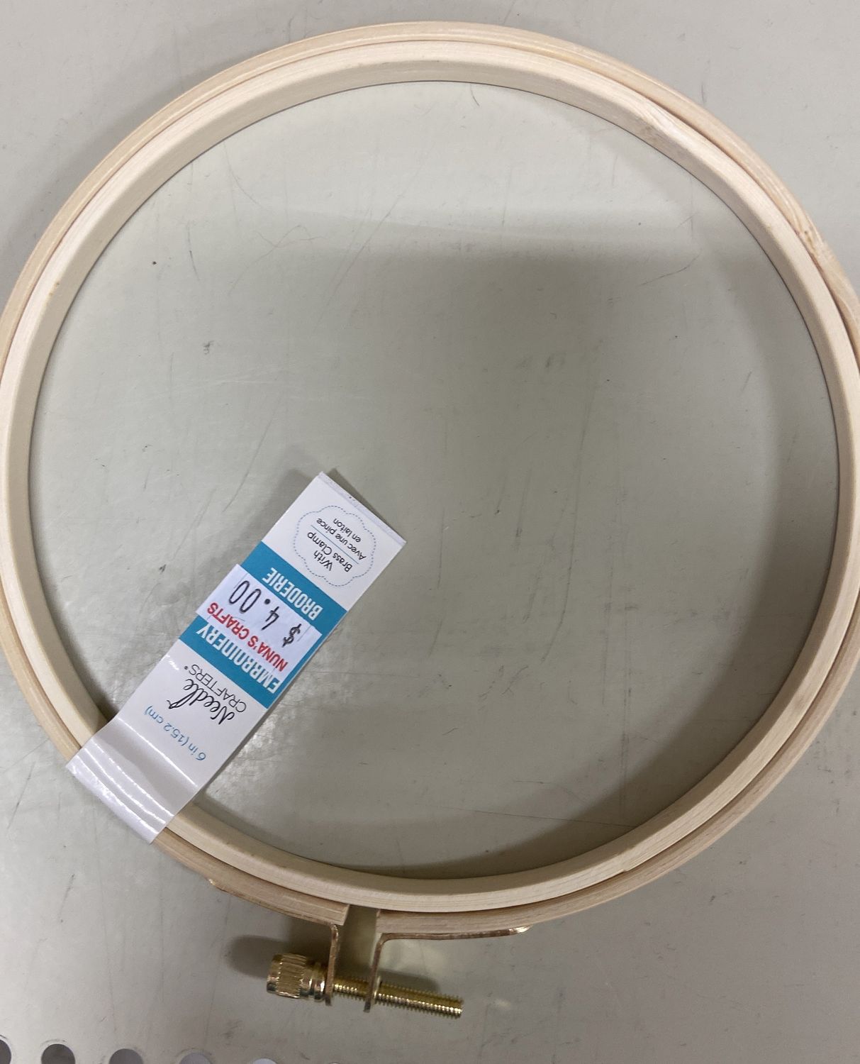 Needle Crafters: 6&quot; Wooden Embroidery Hoop