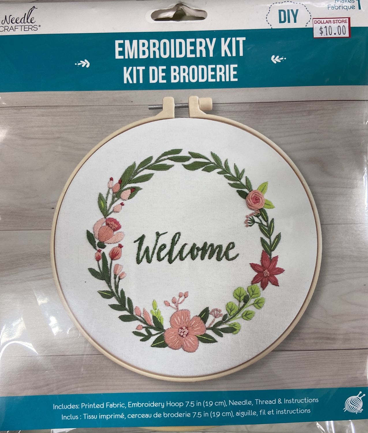 Needle Crafters: Welcome - Embroidery Kit