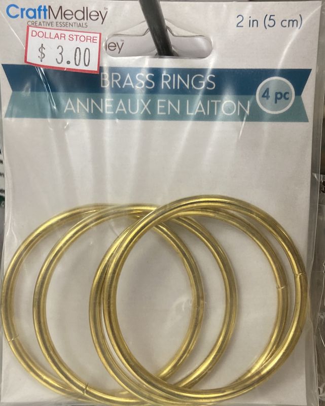 CraftMedley: 2&quot; Brass Rings