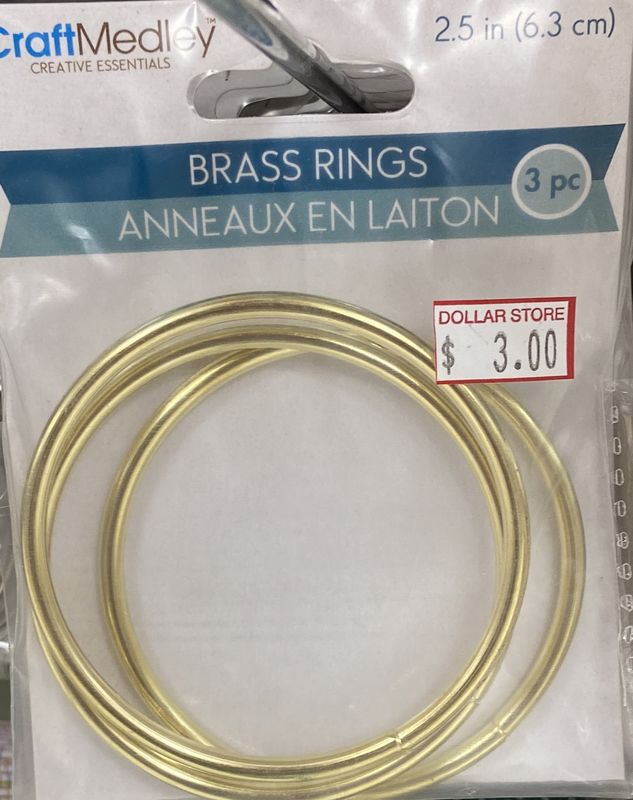 CraftMedley: 2.5&quot; Brass Rings