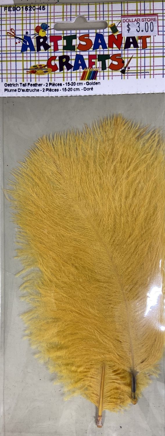 Ugarit: Golden Ostrich Tail Feather