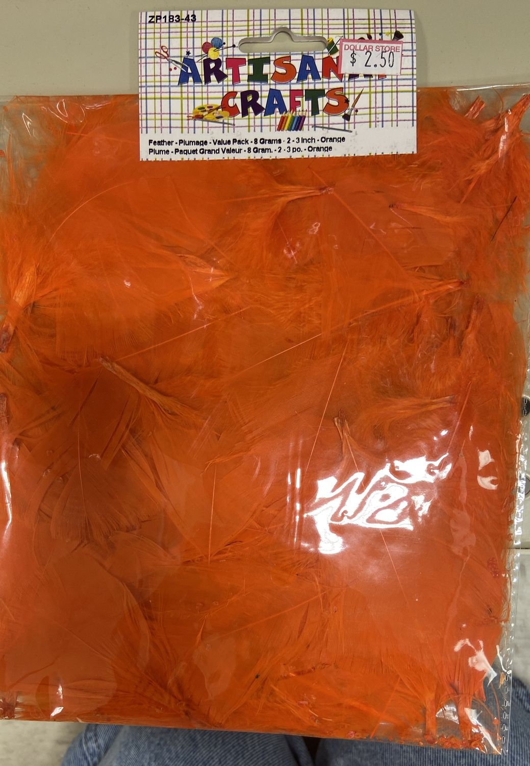 Ugarit: Orange Feathers 2-3&quot;