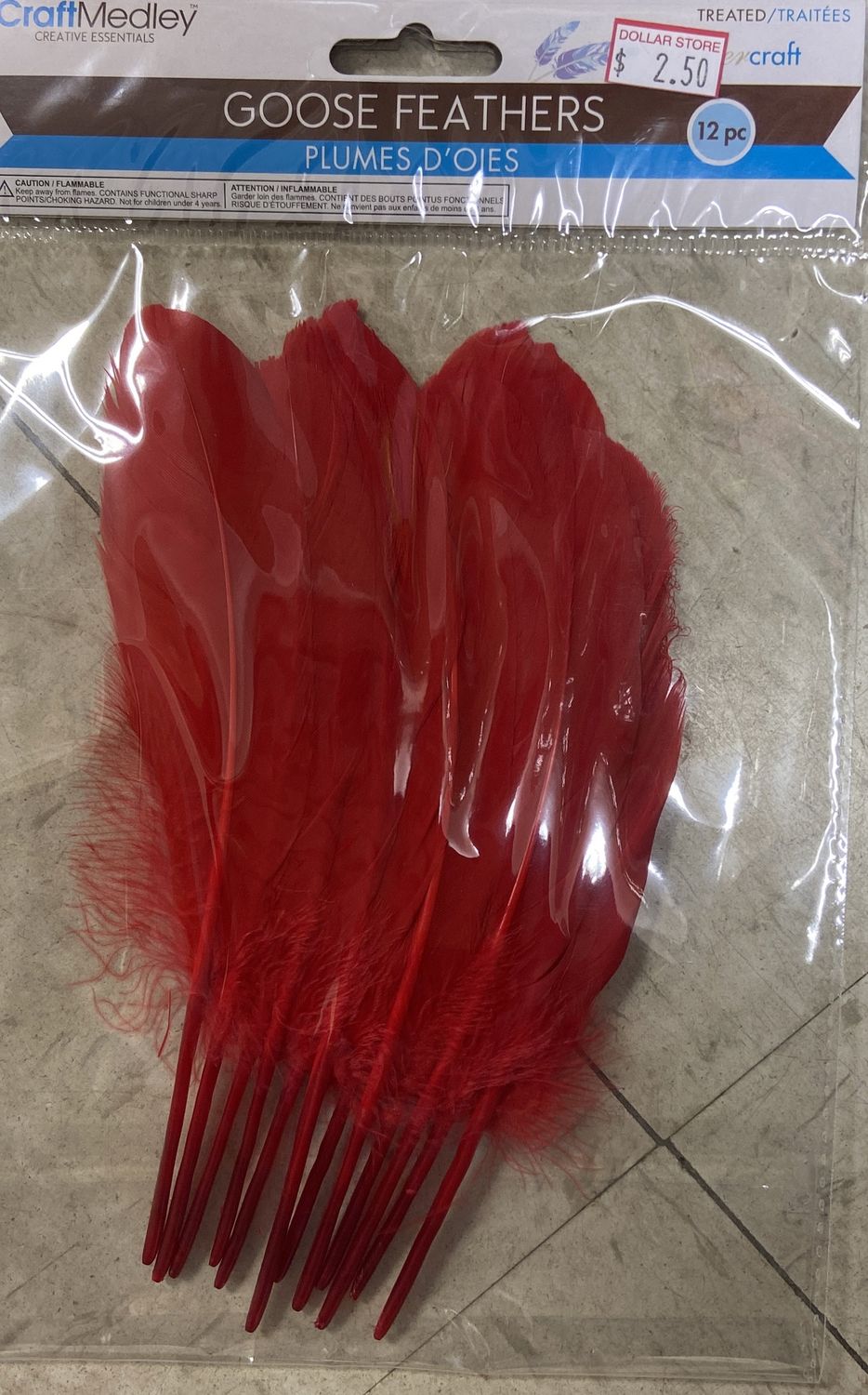 CraftMedley: Red Goose Feathers