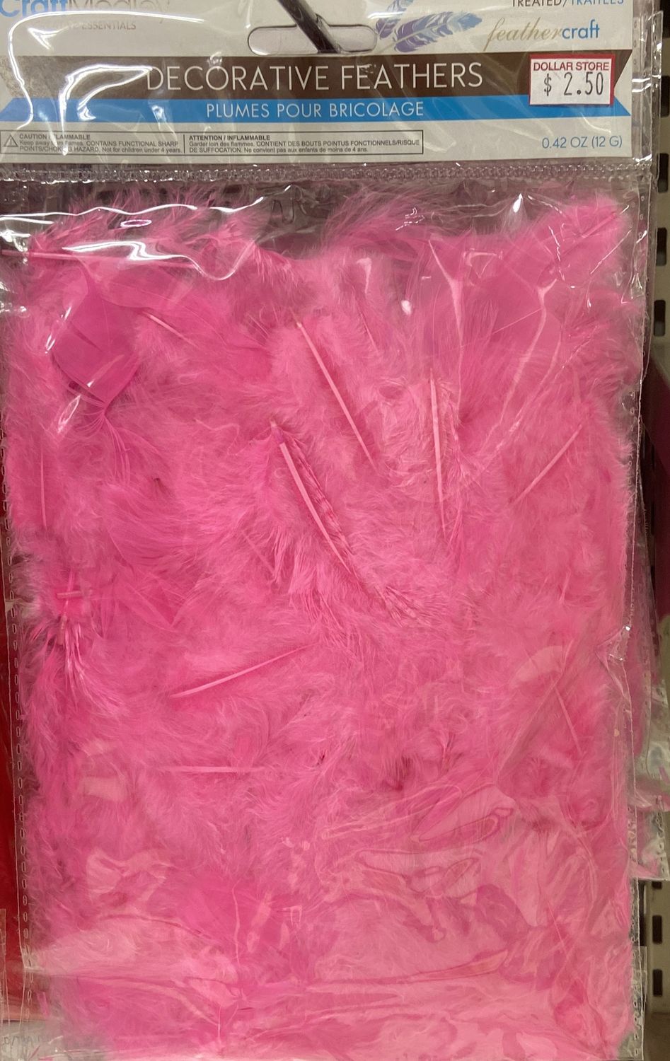 CraftMedley: Pink Decorative Feathers