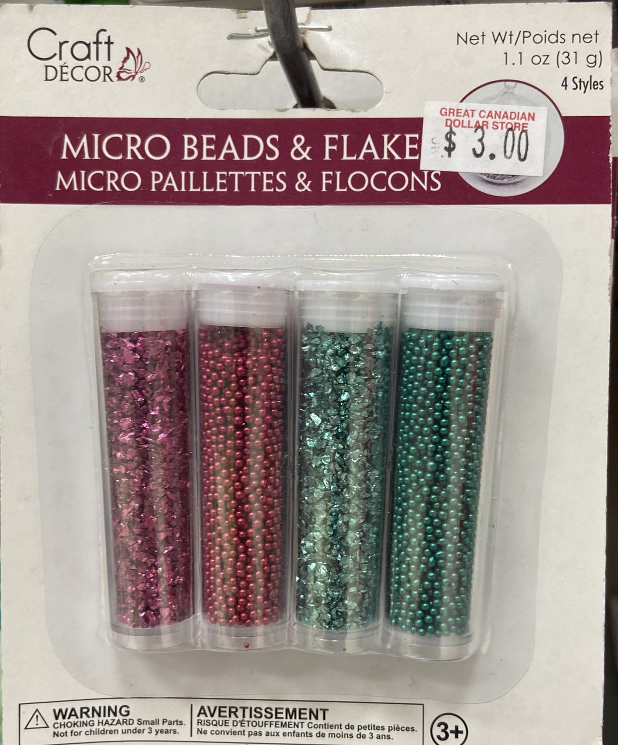 CraftDecor: “Glam” Micro Beads And Flakes