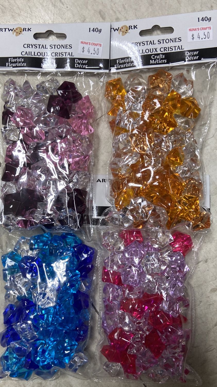ArtWork: Asst. Colors Crystal Stones