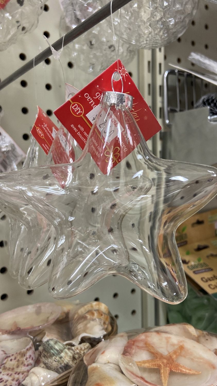 Holiday Essentials: Star Glass Ornament