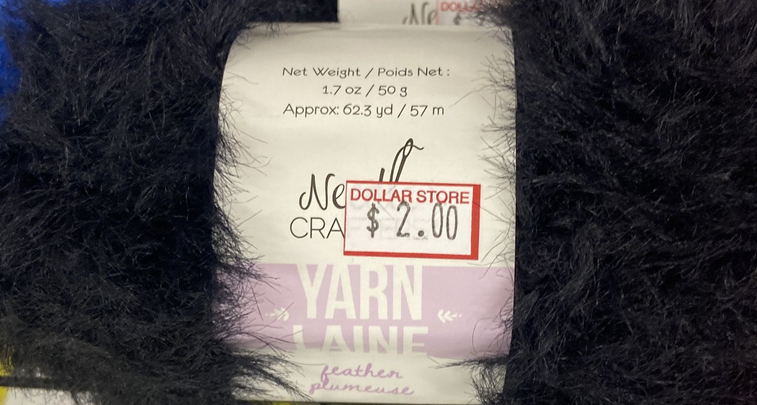 Needle Crafters: Black Feather Yarn