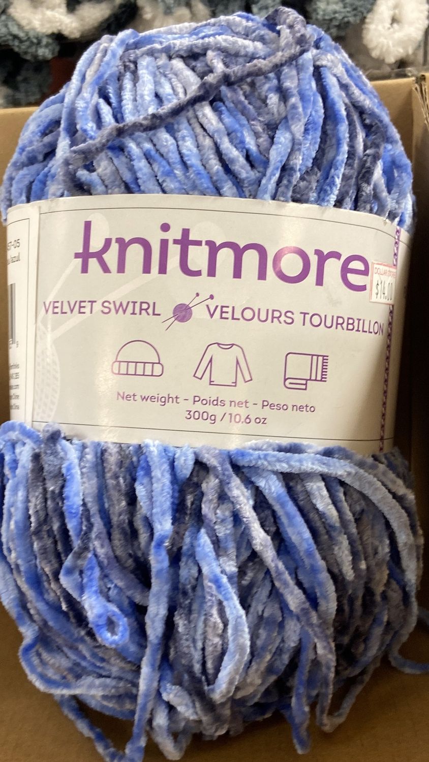 Knitmore: Blue Velvet Swirl