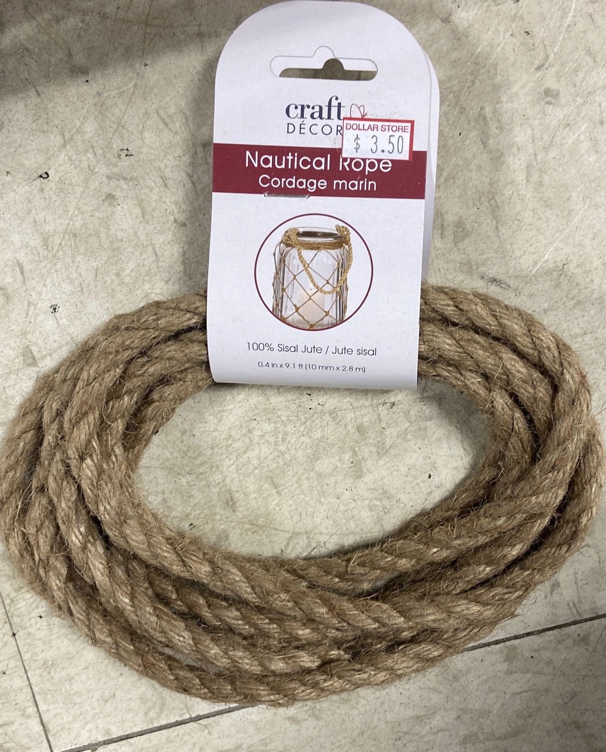 CraftDecor: Jute Nautical Rope