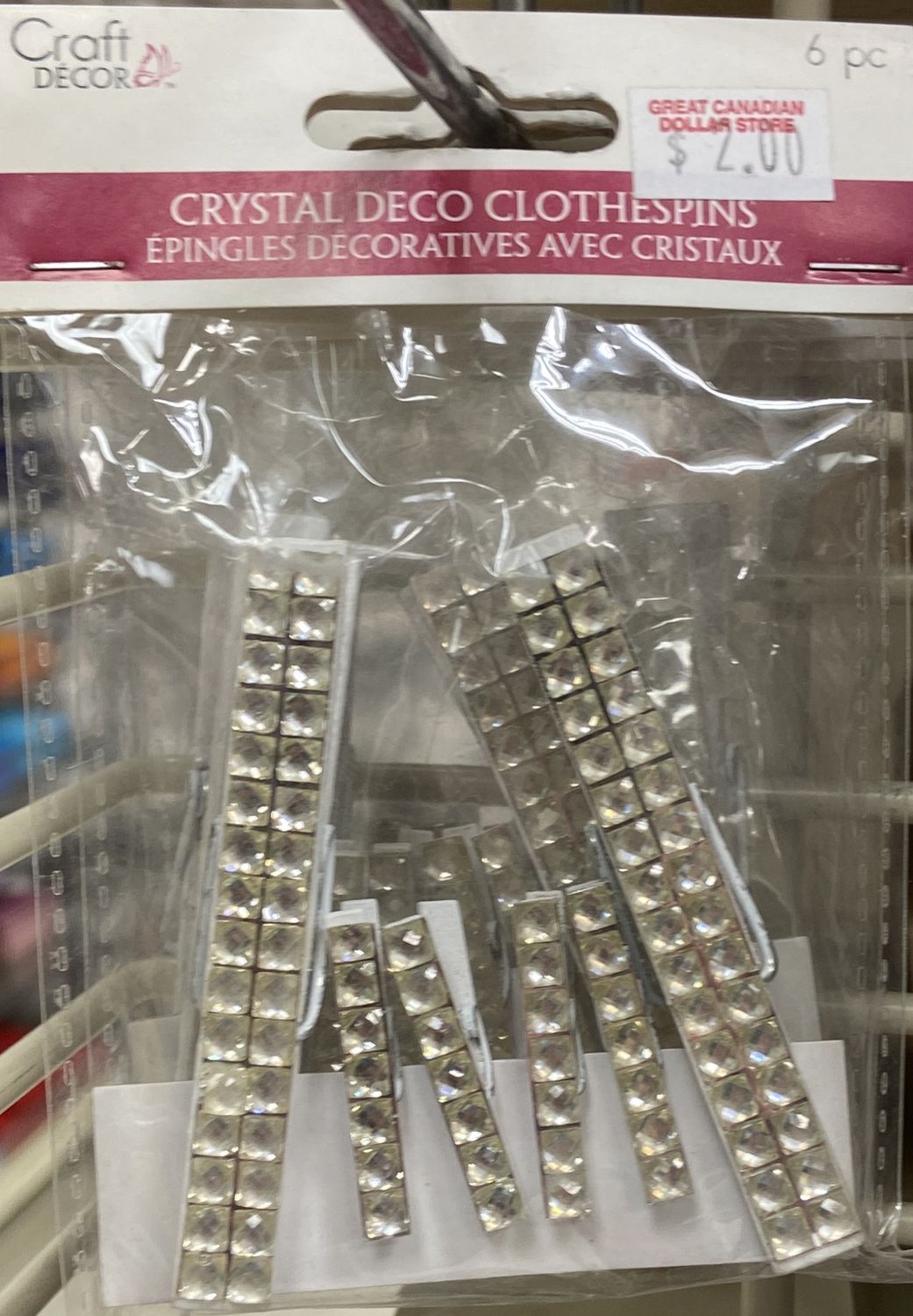 CraftDecor: Crystal Deco Clothespins