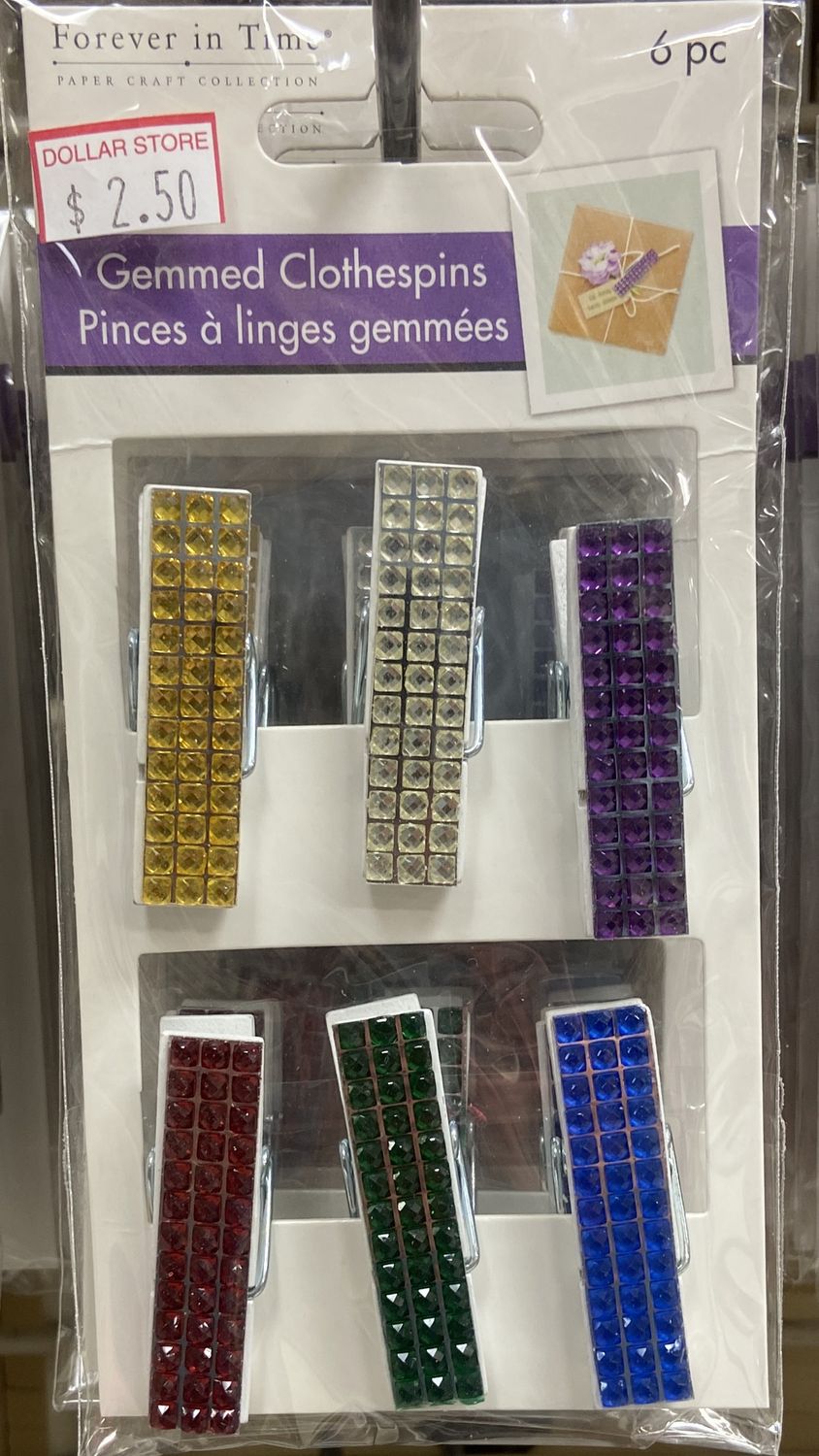 MultiCraft: Bold Gemmed Clothespins