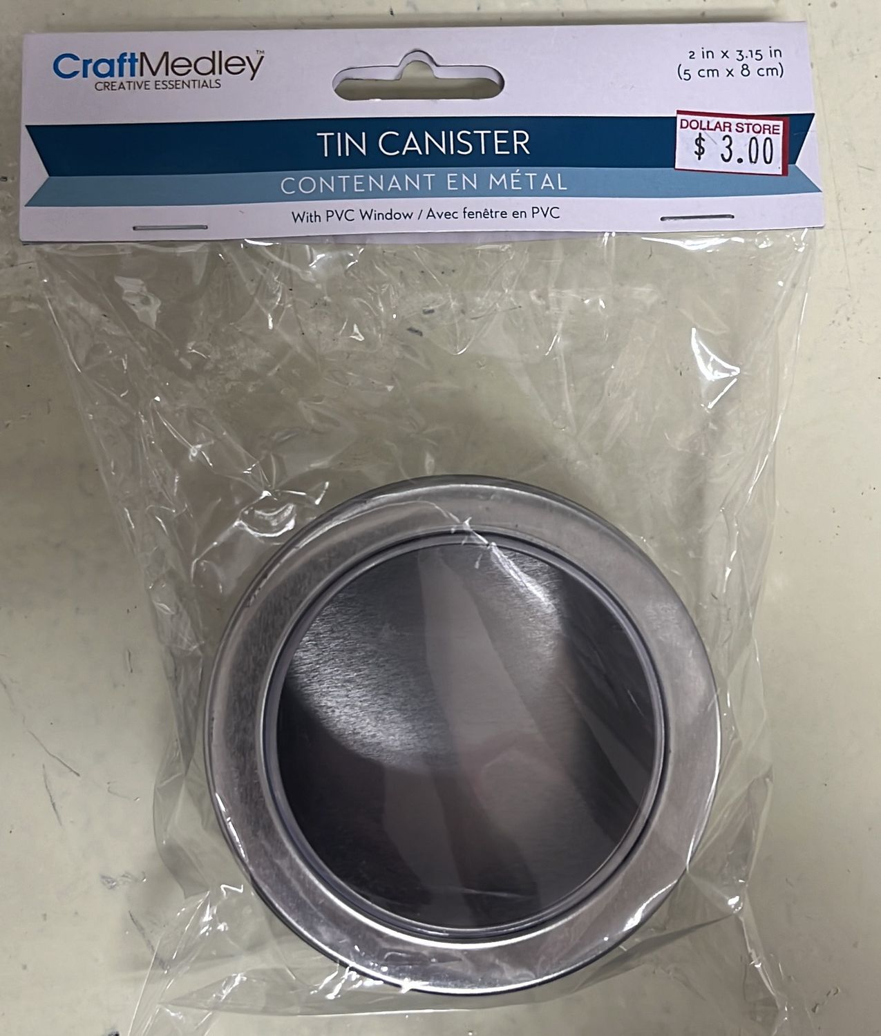 Tin Canister 2x3.15 PB845