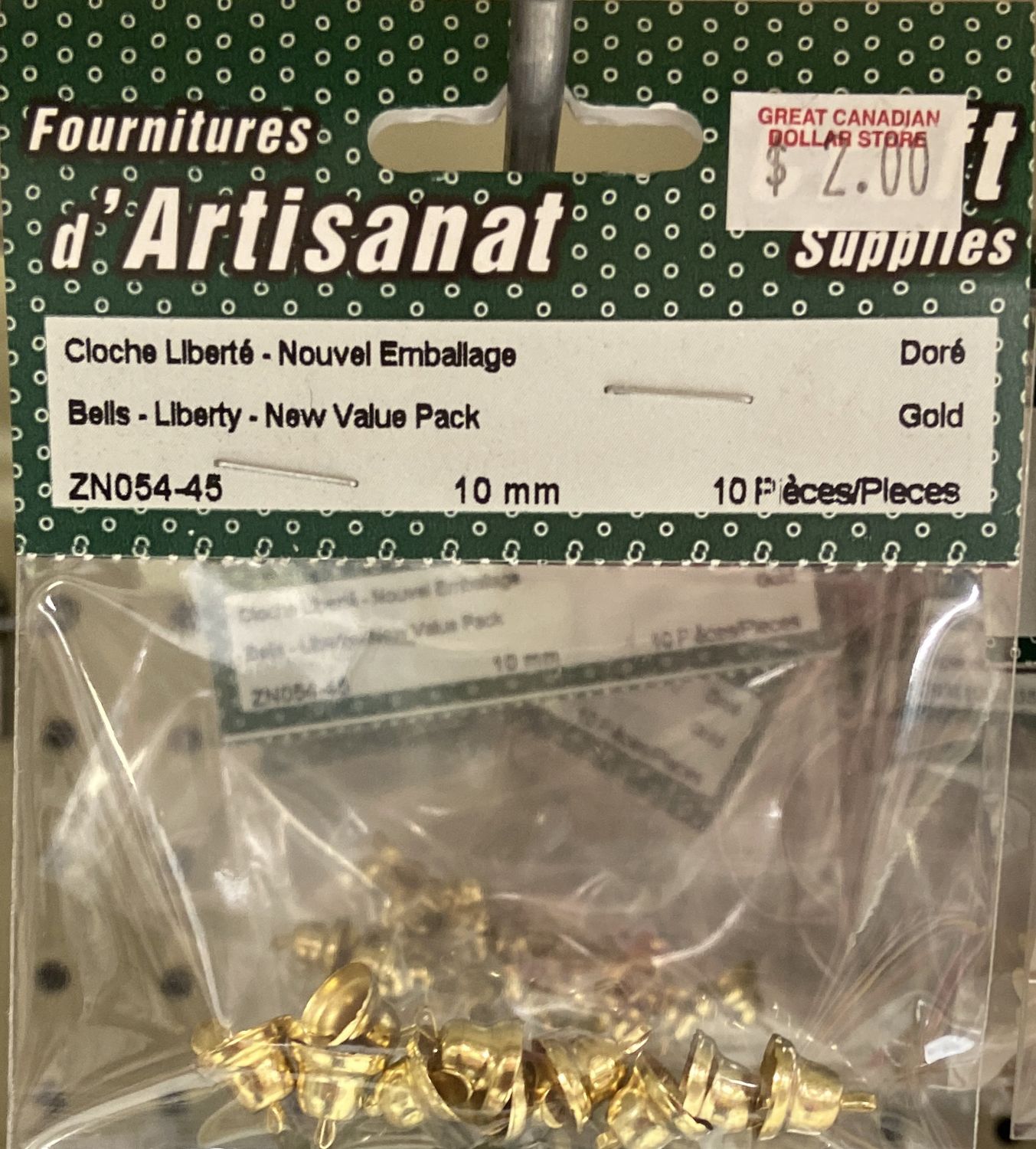 Ugarit: Gold 10mm Bells