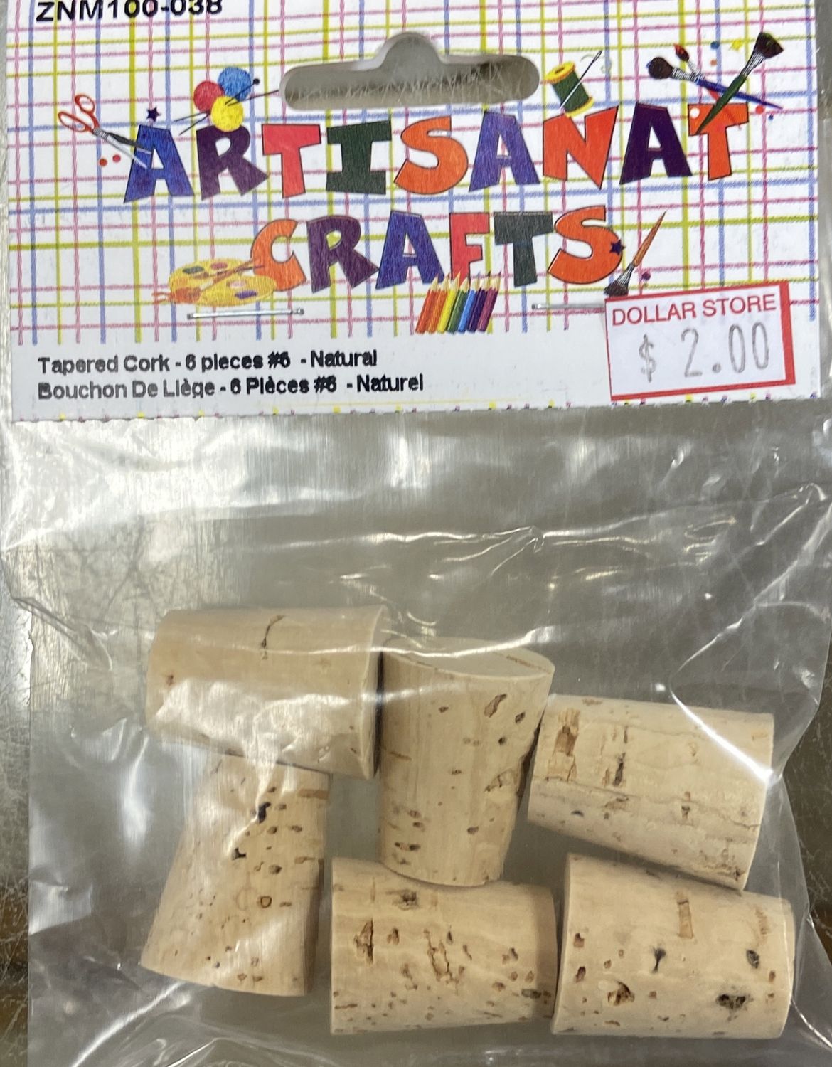 Ugarit: #6 Natural Tapered Cork