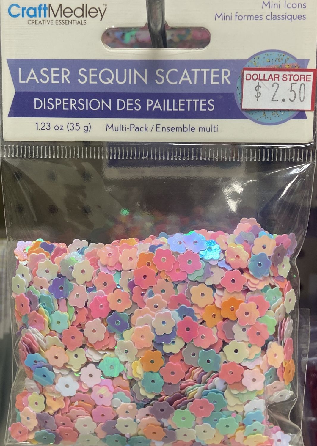 CraftMedley: Flower Laser Sequin Scatter