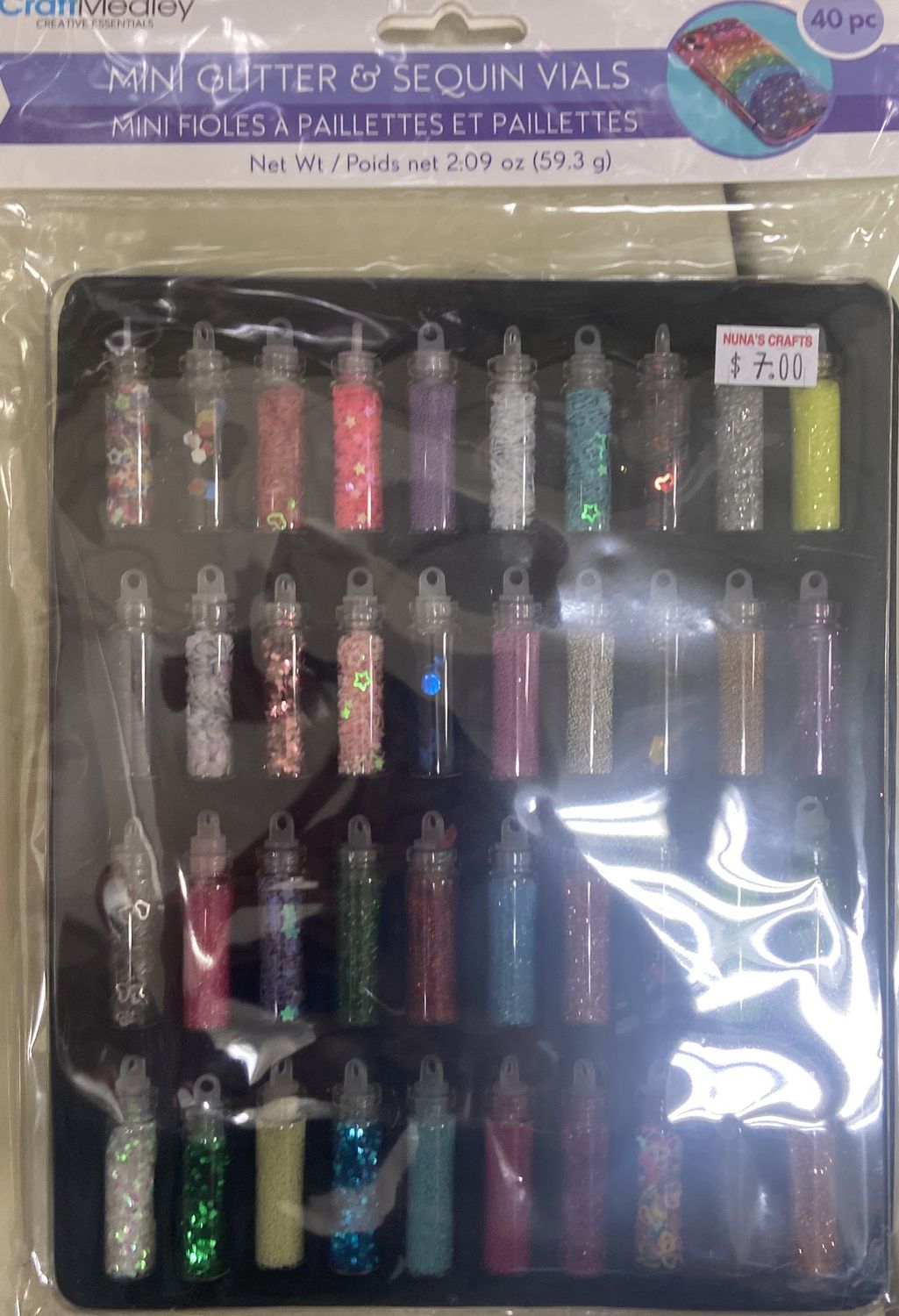 CraftMedley: Mini Glitter &amp; Sequin Vials