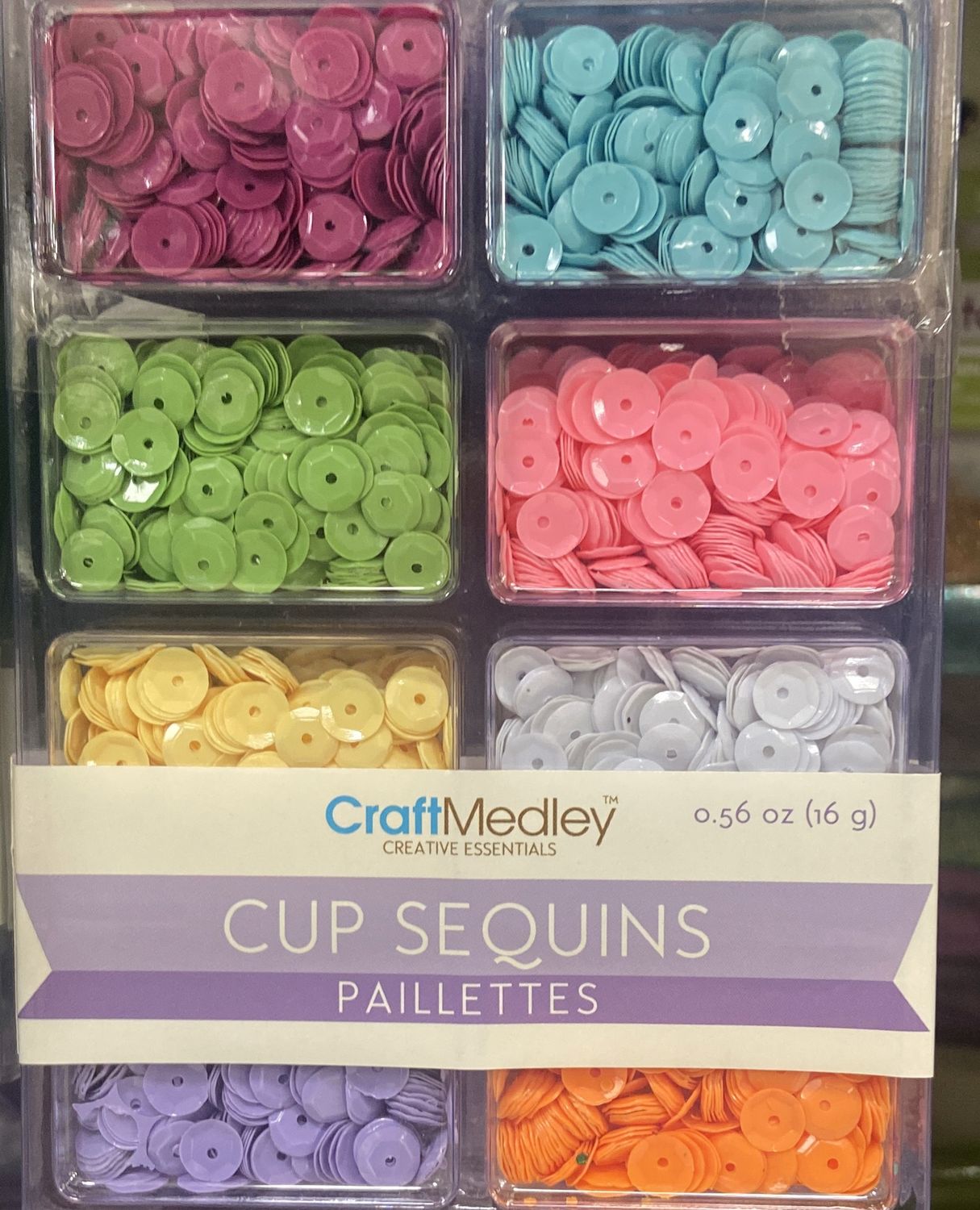 CraftMedley: Cup Sequins - Baby