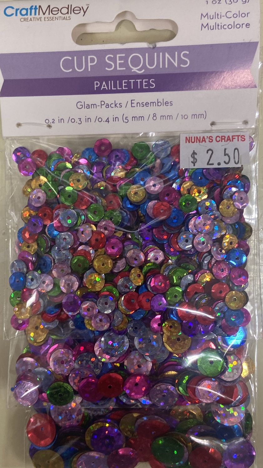 CraftMedley: Laser Cup Sequins