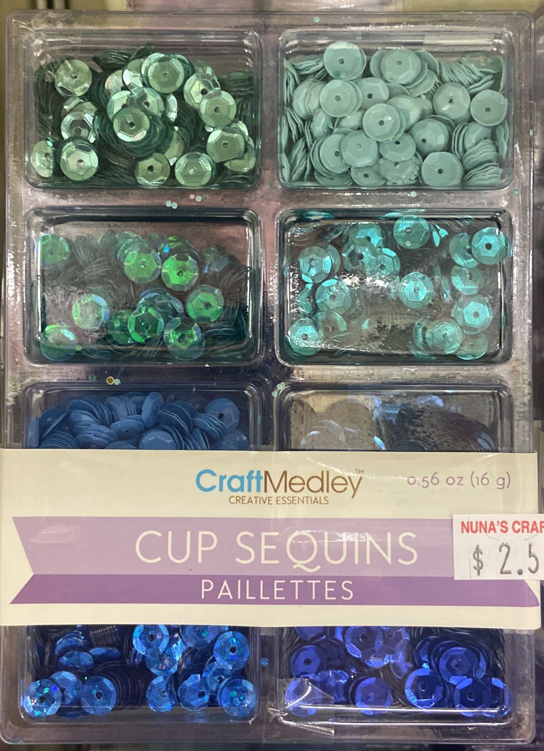 CraftMedley: Rhythm n Blues - Cup Sequins