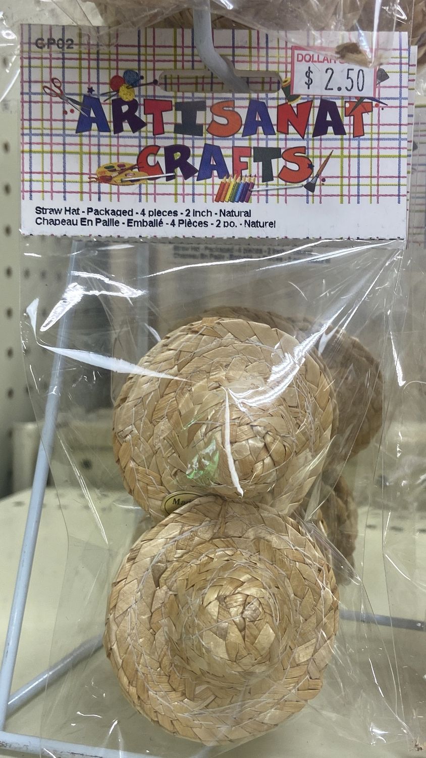 Ugarit: 2&quot; Straw Hat “Natural”