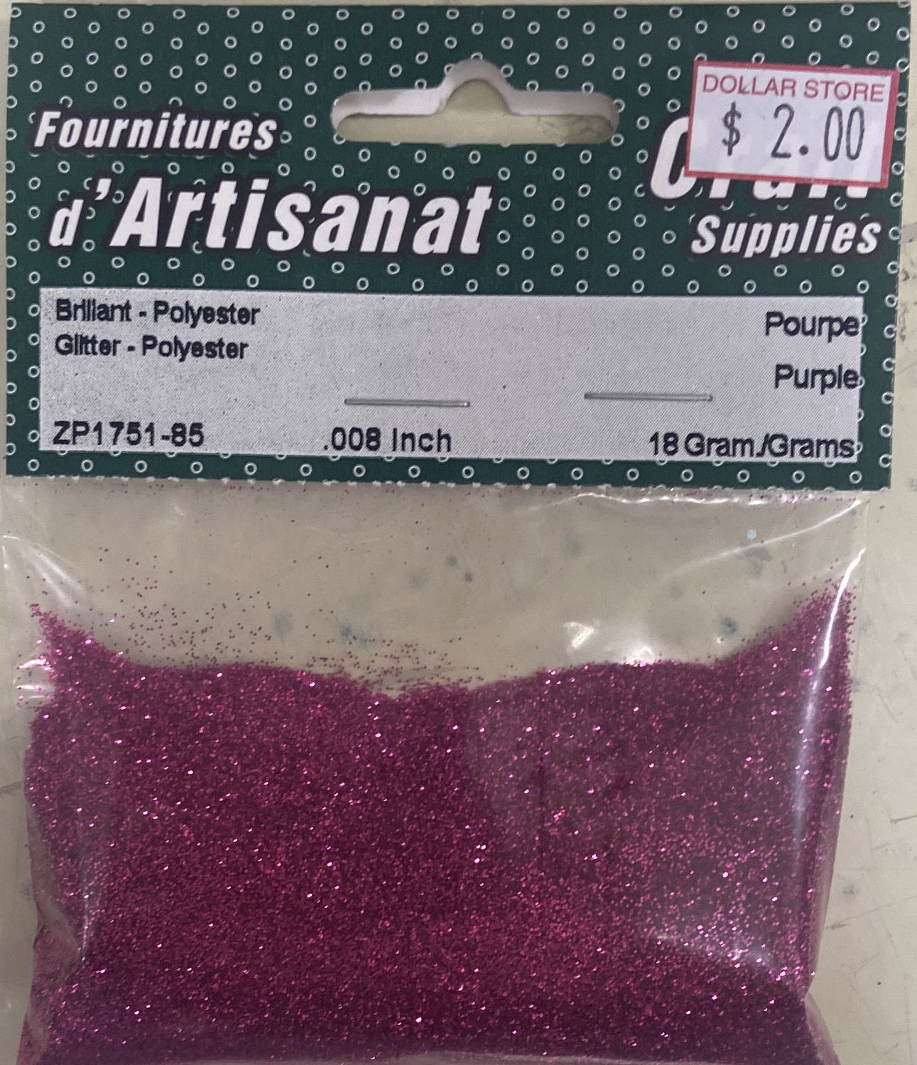 18g Purple Glitter