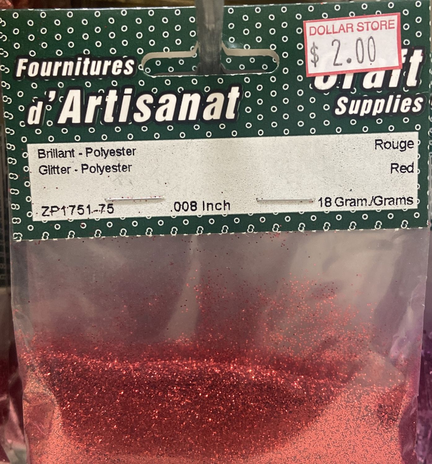 Ugarit: Red Glitter 18g