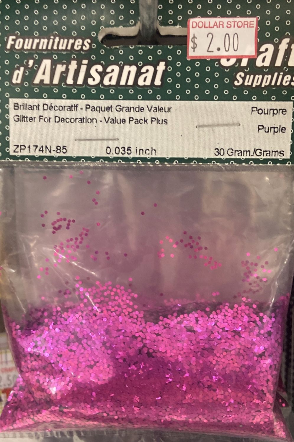 Ugarit: Purple Glitter For Decoration 30g