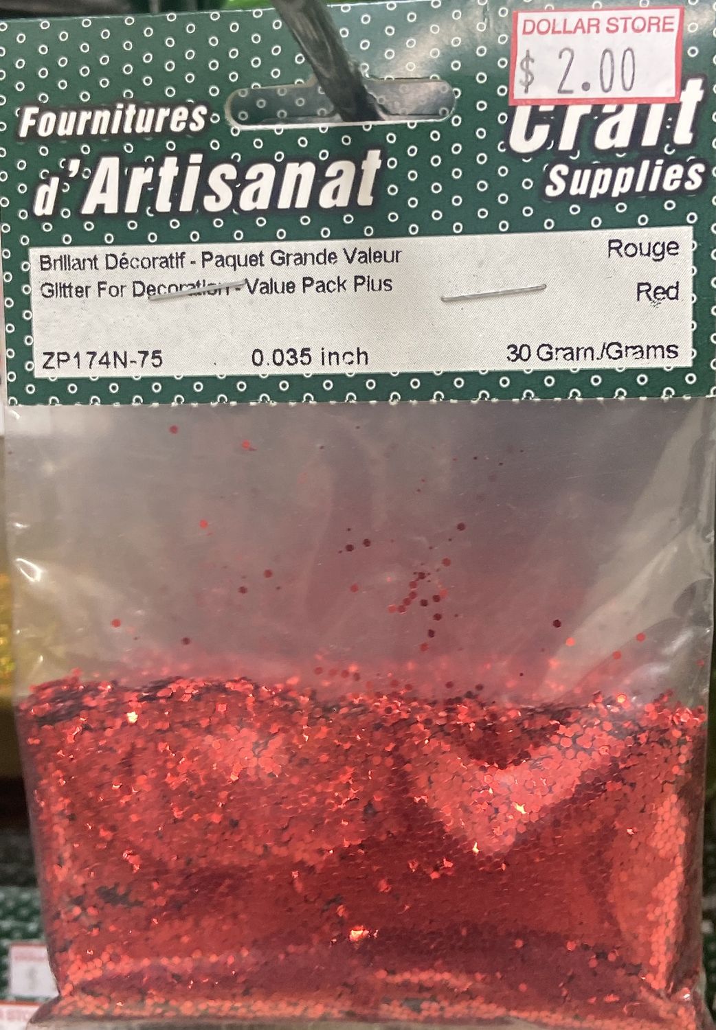 Ugarit: Red Glitter For Decoration 30g
