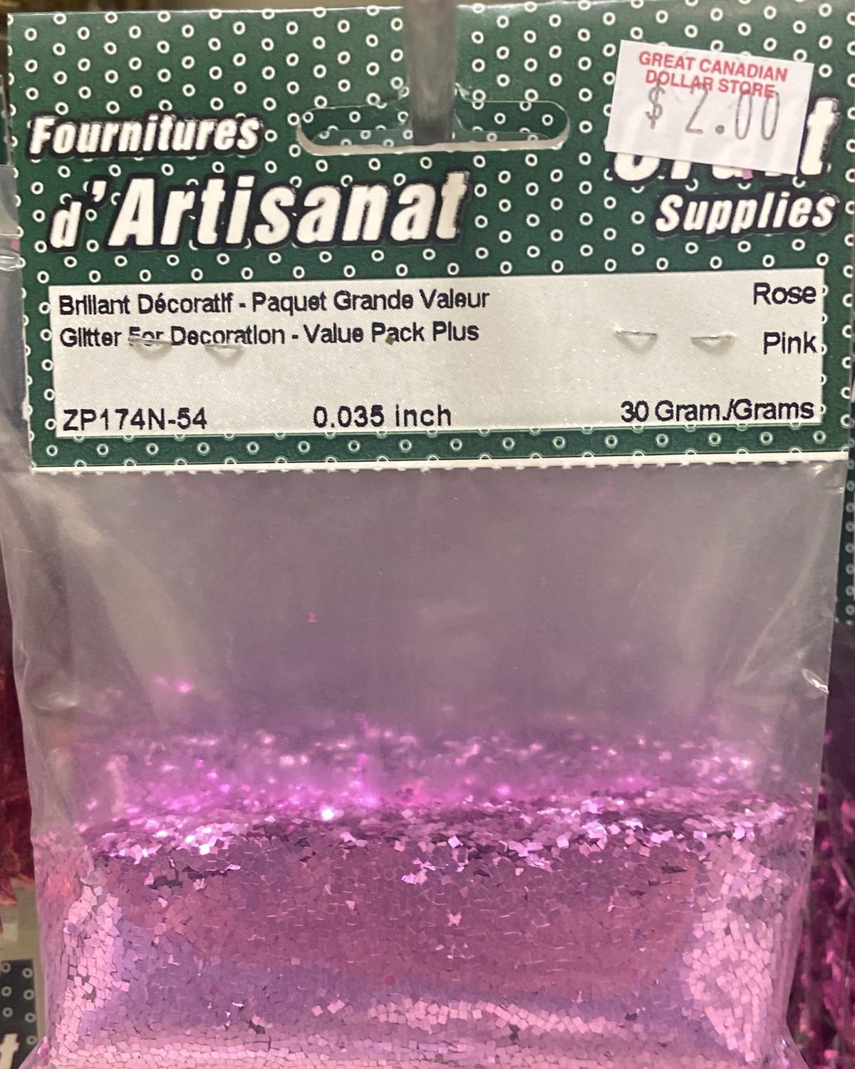 Ugarit: Pink Glitter For Decoration 30g