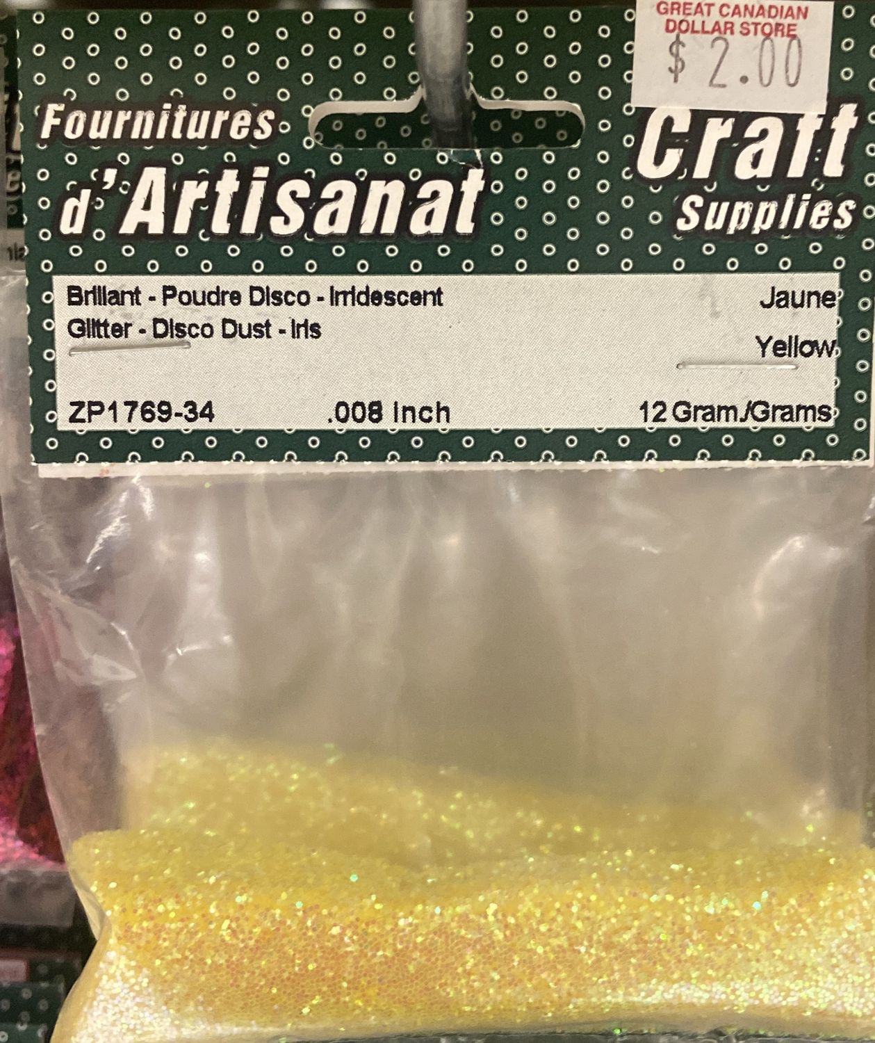 Ugarit: Yellow Glitter - Disco Dust 12g
