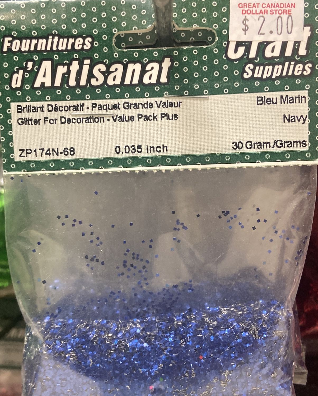 Ugarit: Navy Glitter For Decoration 30g
