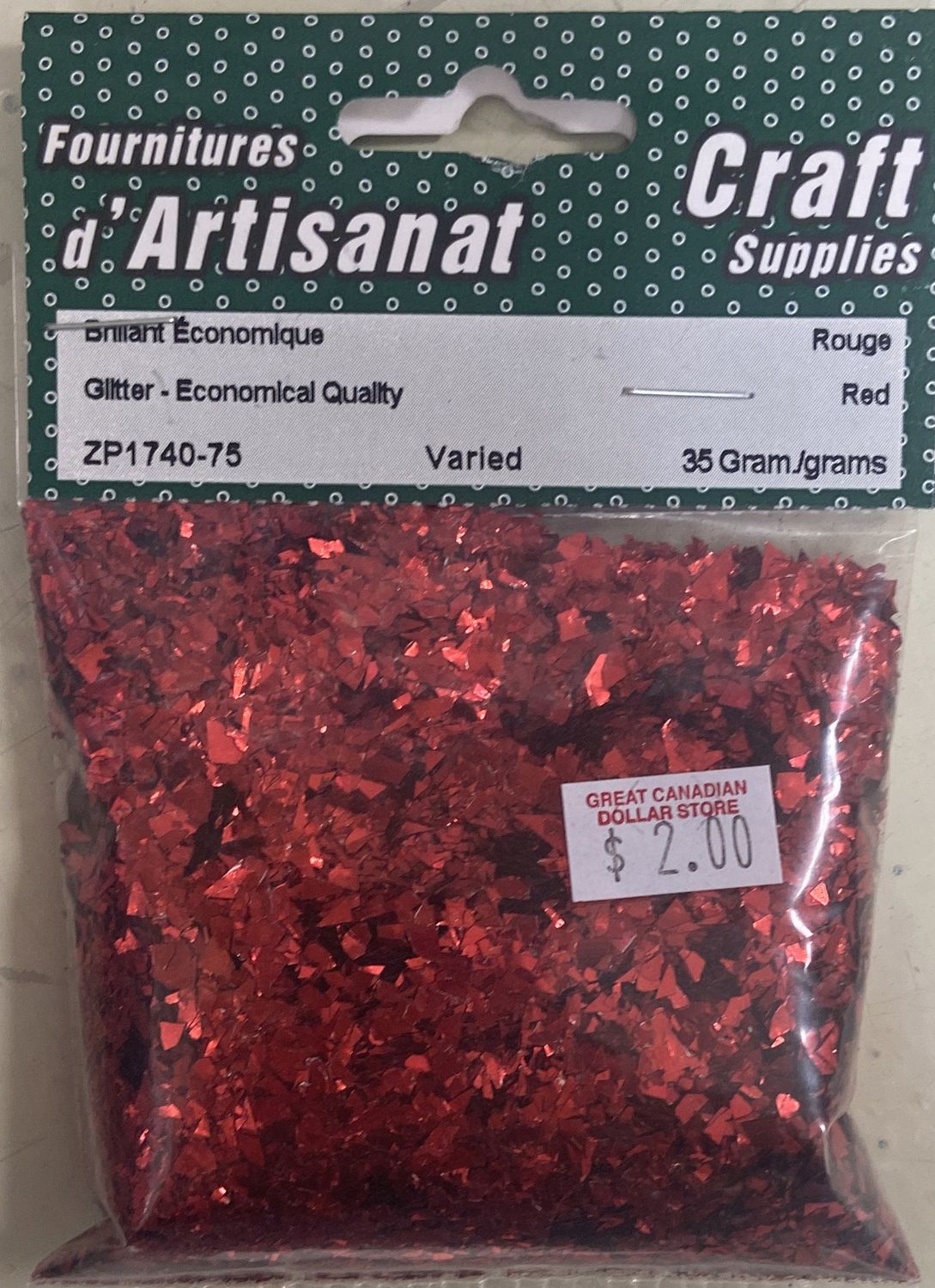 Ugarit: Red Variety Size Glitter 35g