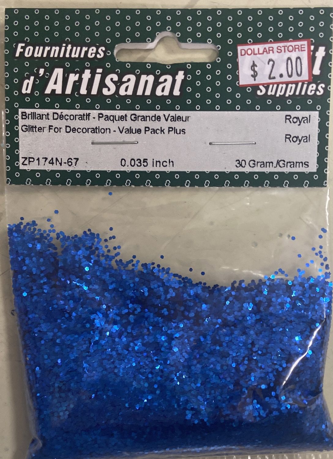 Ugarit: Royal Blue Glitter For Decoration 30g