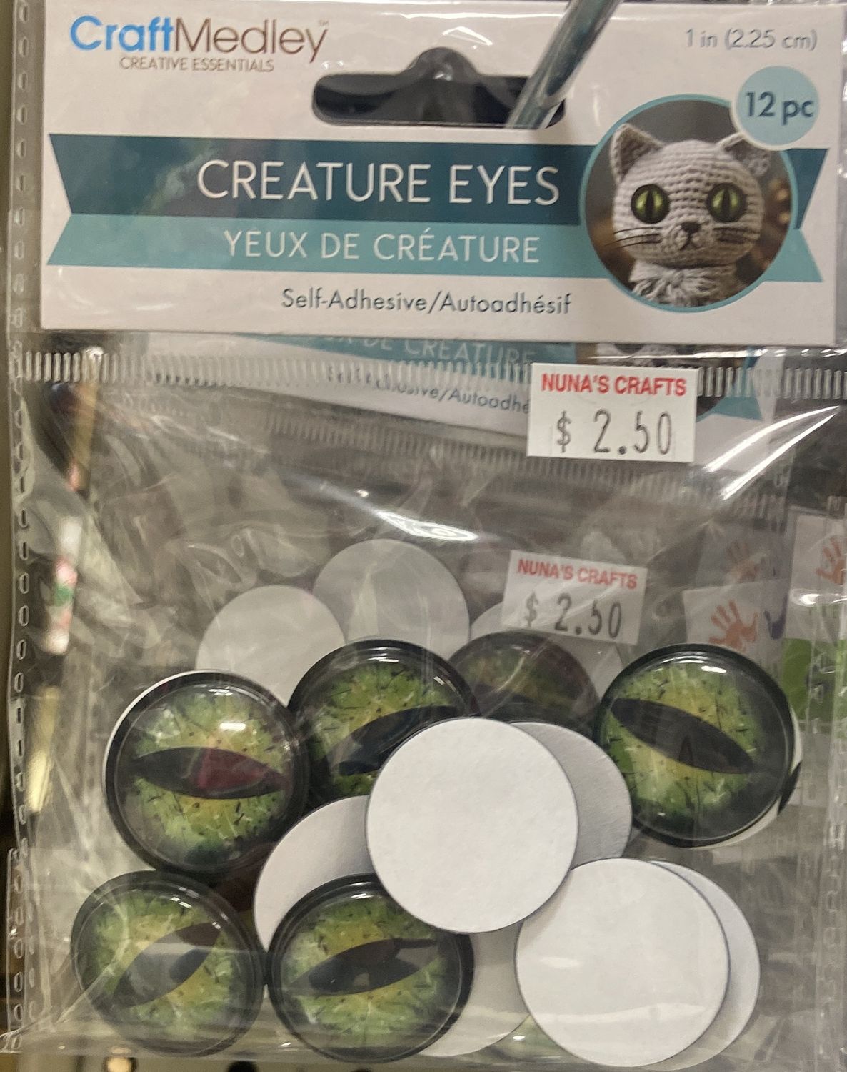 CraftMedley: 1&quot; Creature Eyes