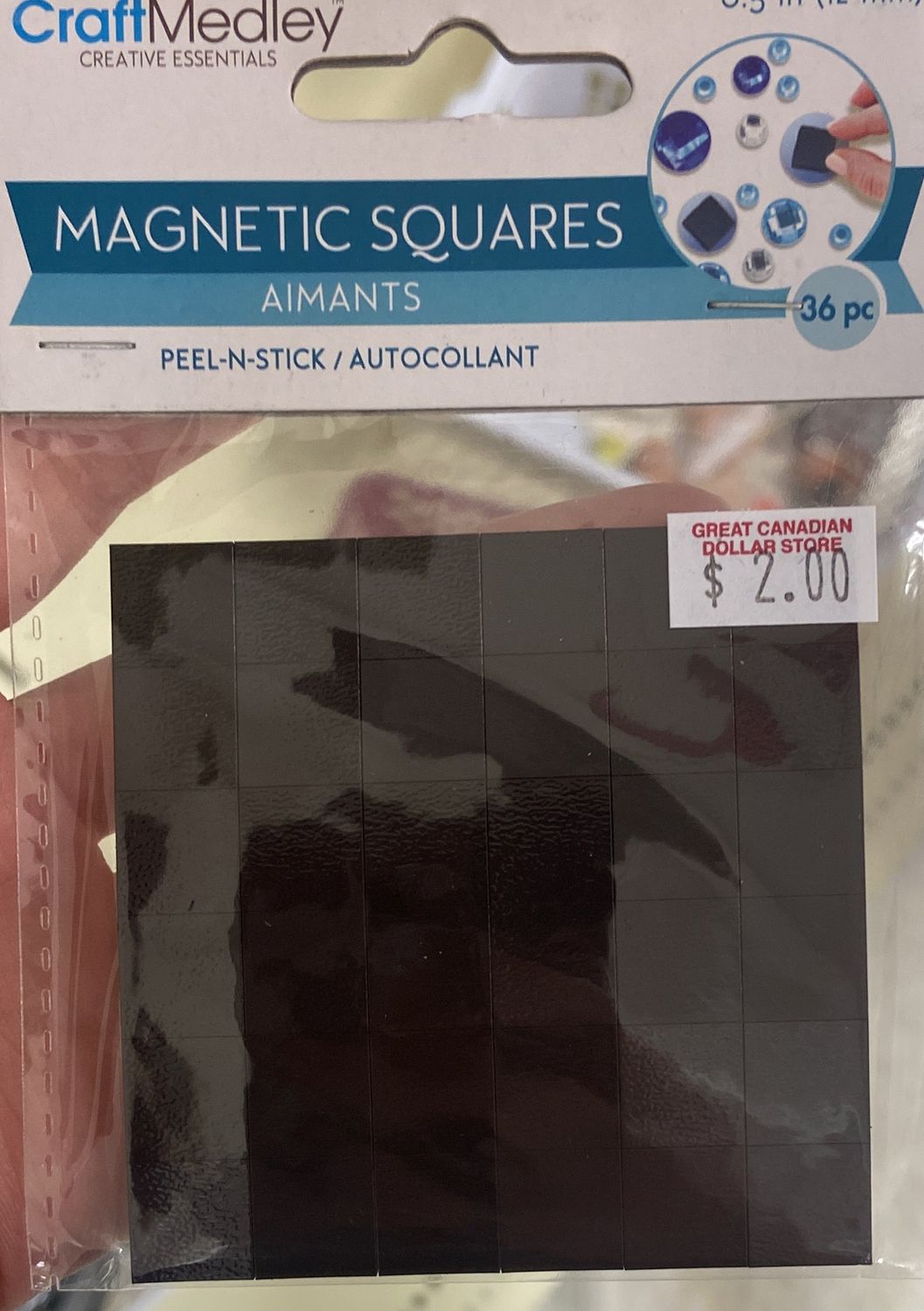 CraftMedley: 0.5&quot; Magnetic Squares