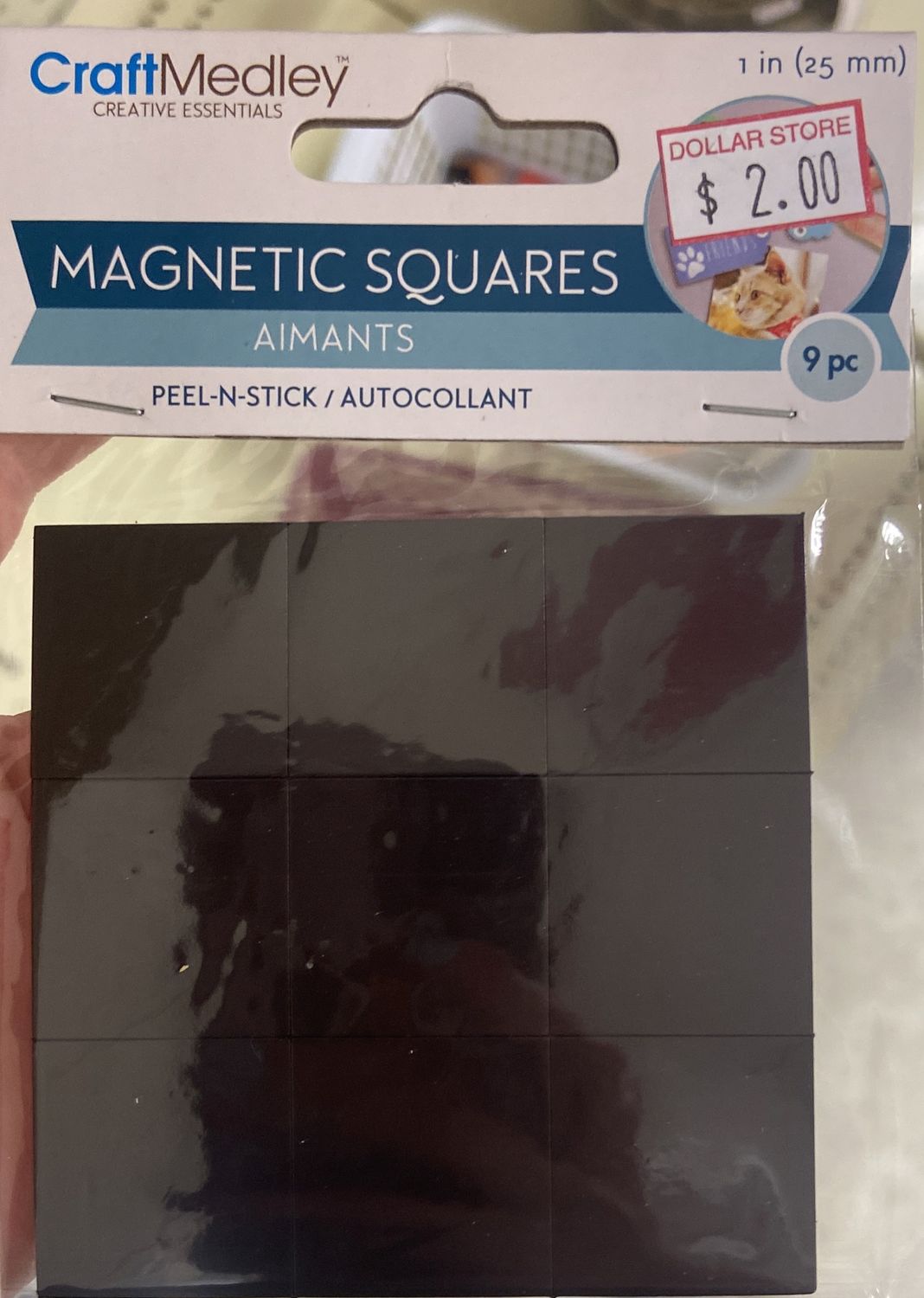 CraftMedley: 1&quot; Magnetic Squares