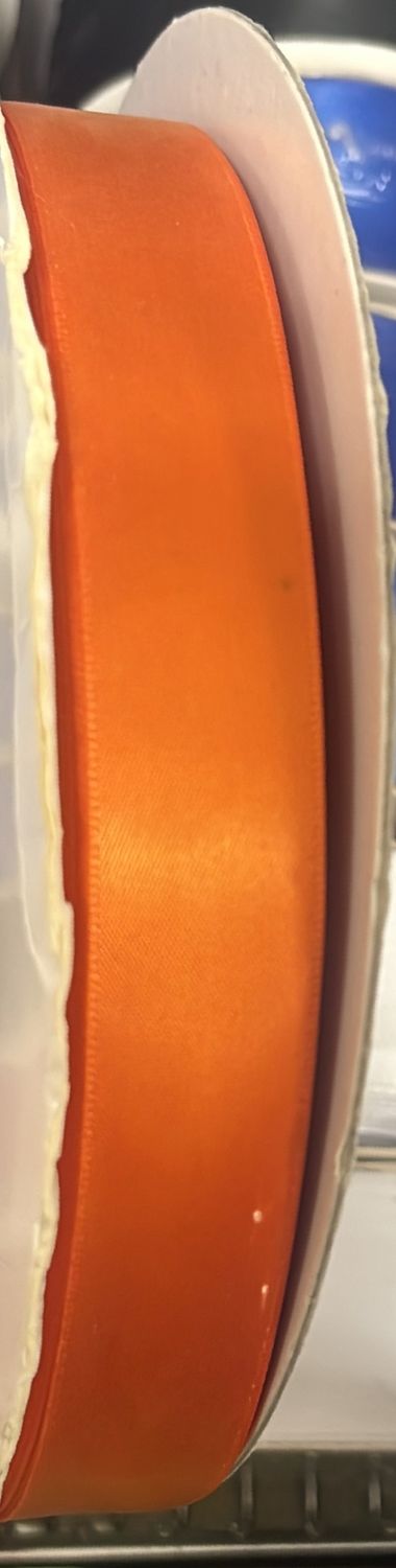 So-Facile Satin Ribbon (Orange 7/8&quot; 100yds)