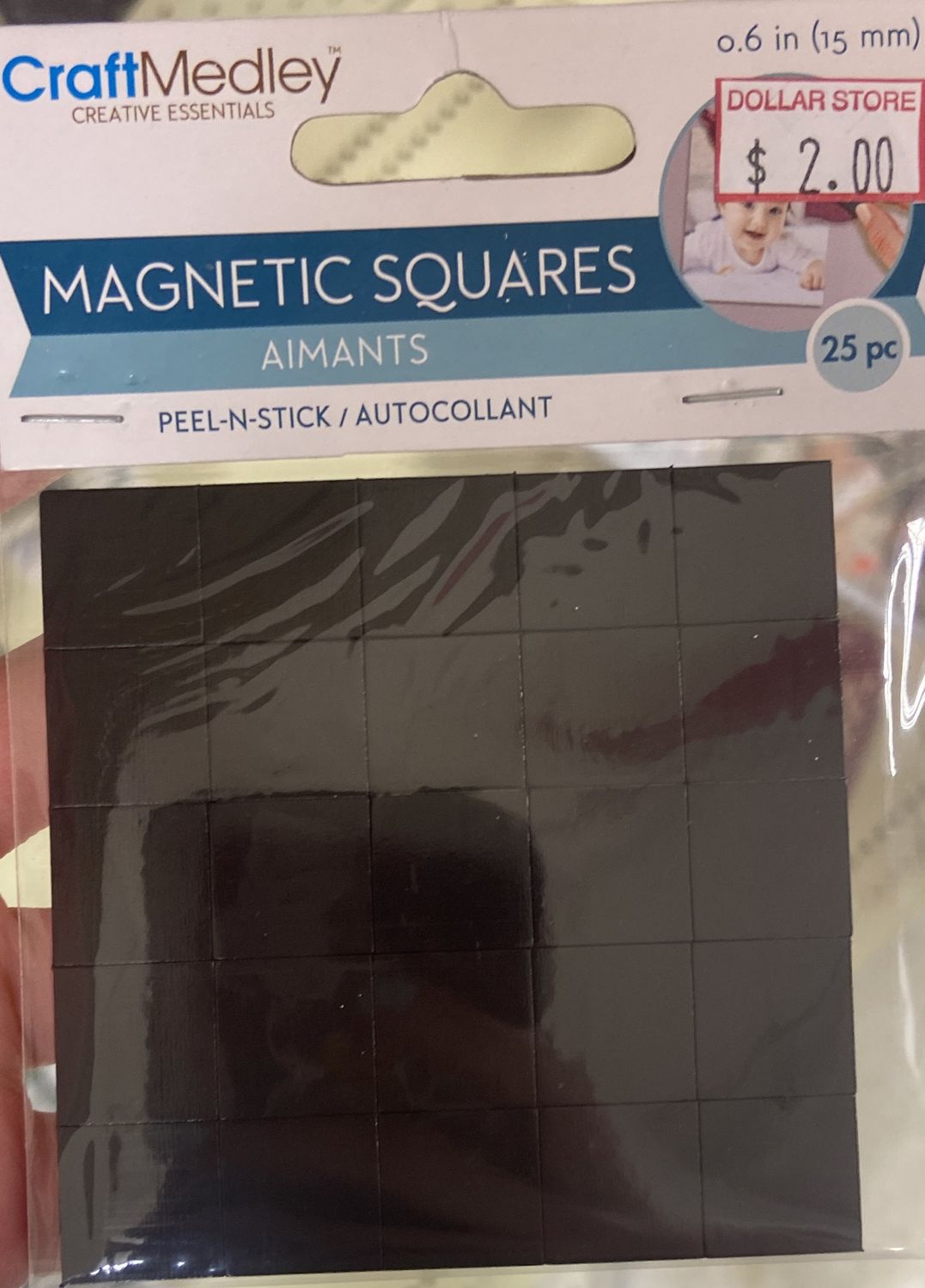 CraftMedley: 0.6&quot; Magnetic Squares