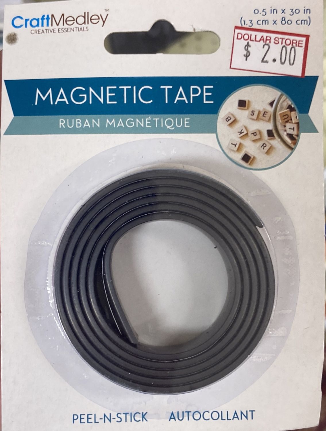 CraftMedley: 0.5&quot; x 30&quot; Magnetic Tape