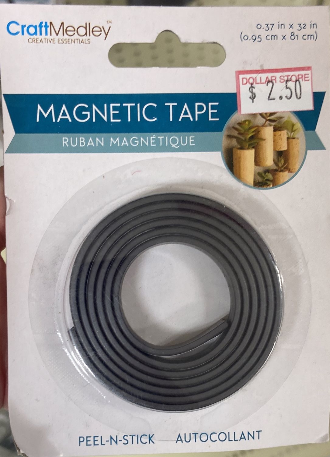 CraftMedley: 0.37&quot; x 32&quot; Magnetic Tape