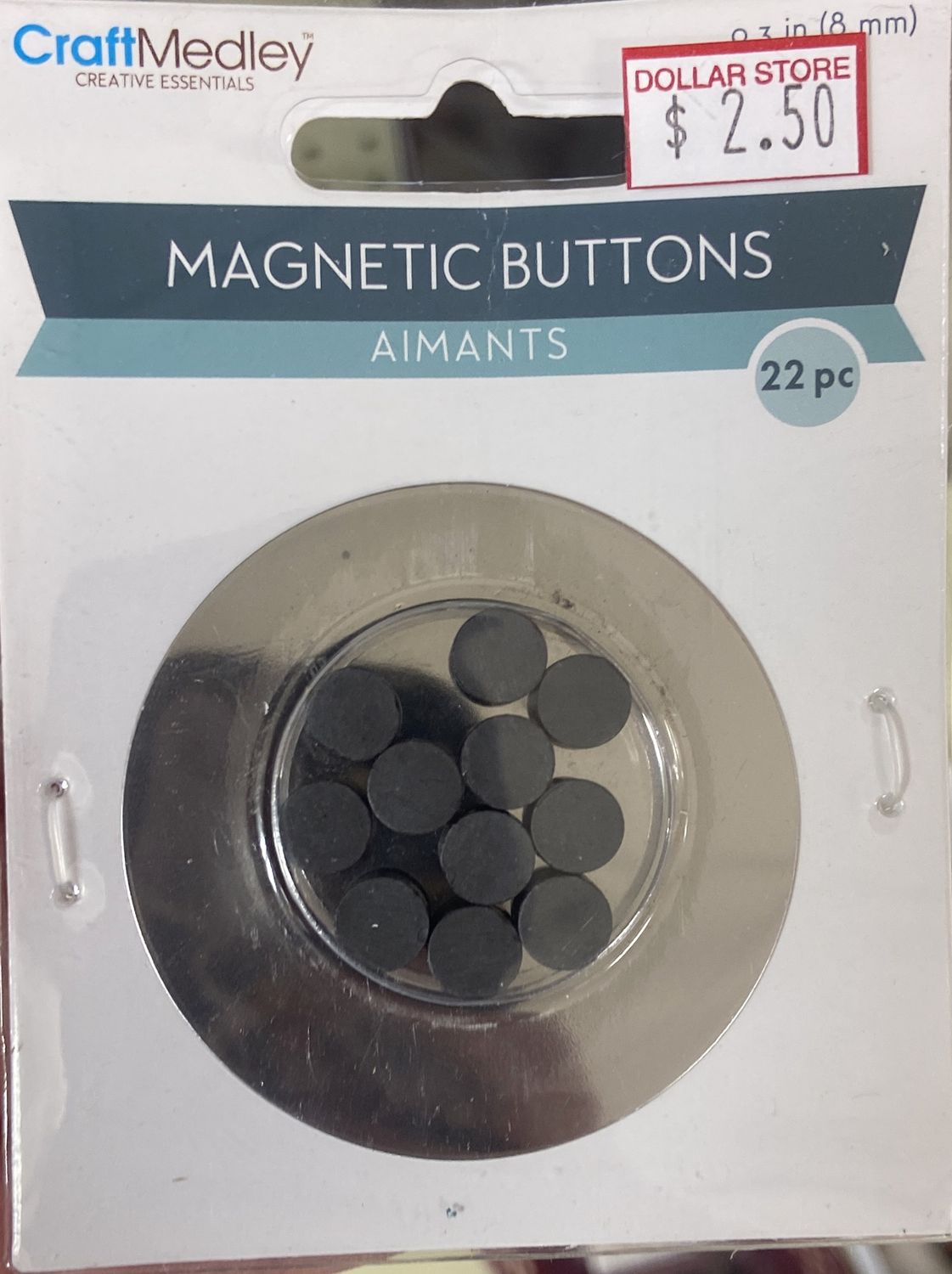 CraftMedley: 0.3&quot; Magnetic Buttons