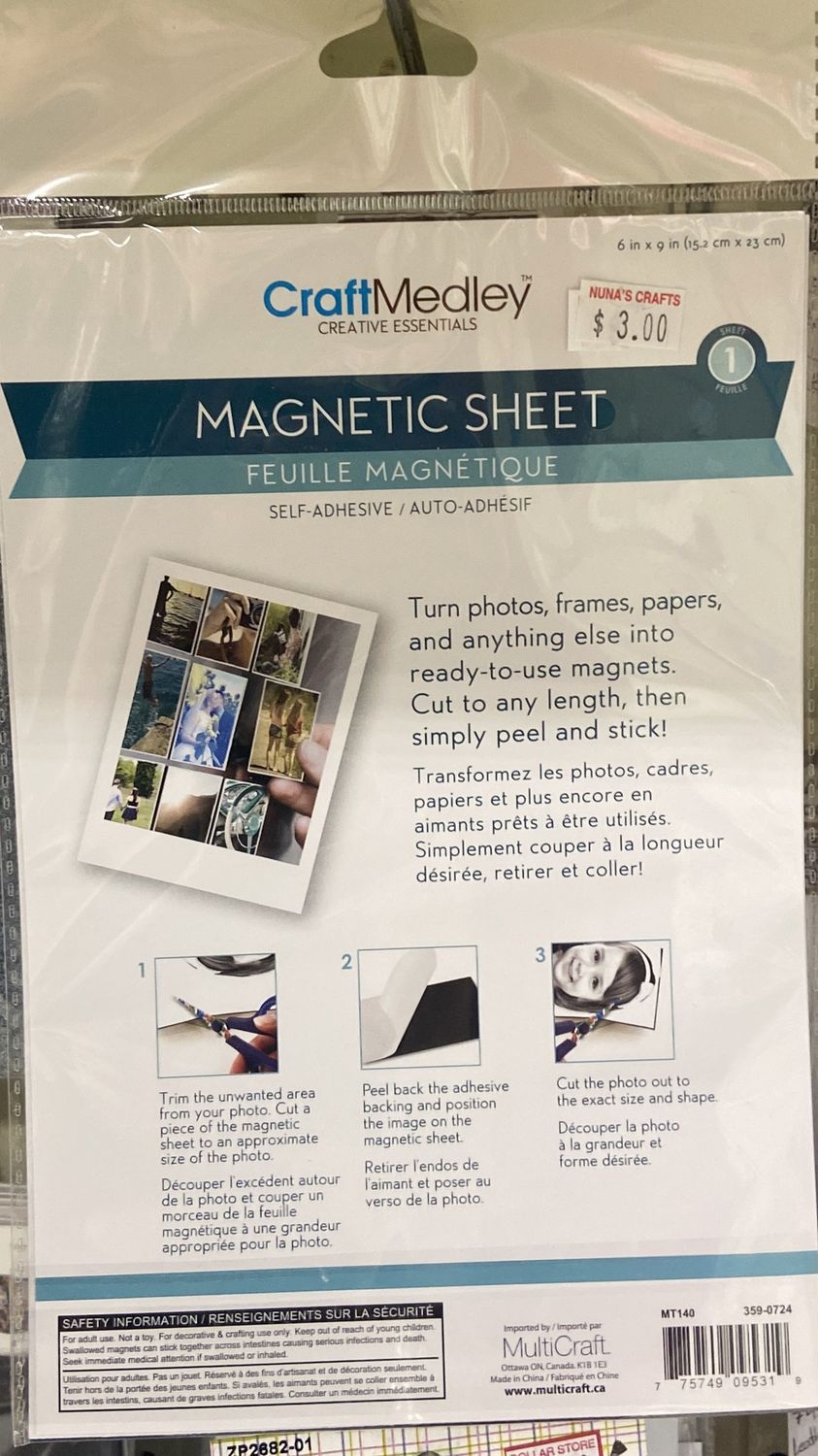 CraftMedley: 6&quot; x 9&quot; Magnetic Sheet