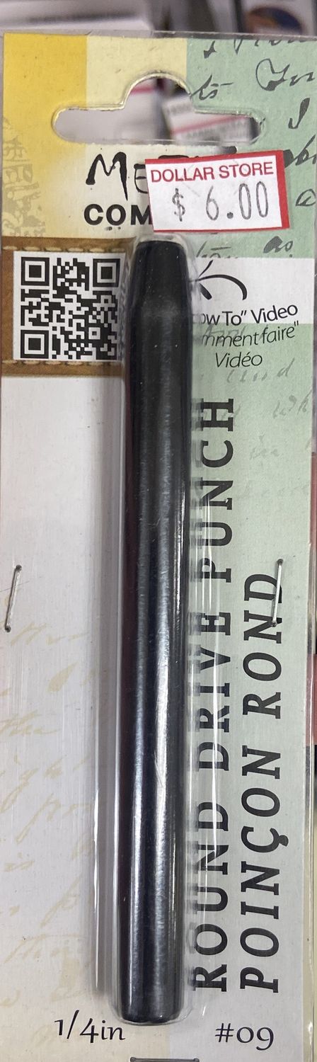 1/4&quot; Round Drive Punch
