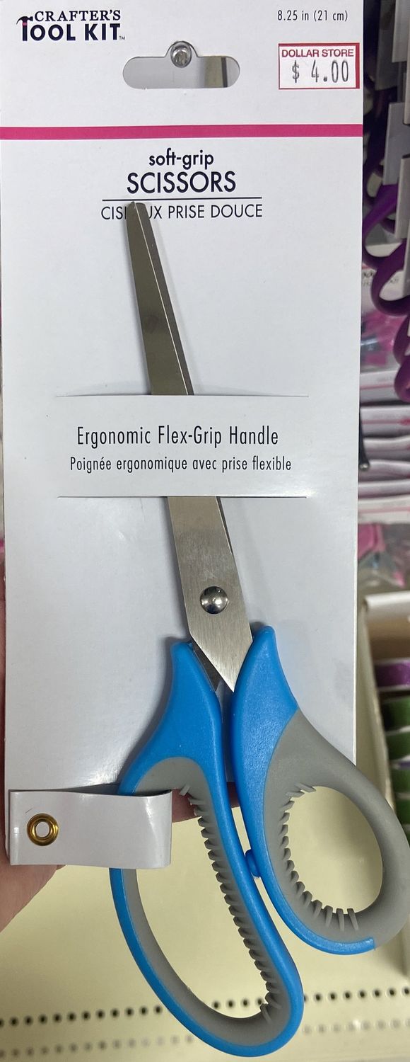 Crafters Tool Kit: 8.25&quot; Soft-Grip Scissors