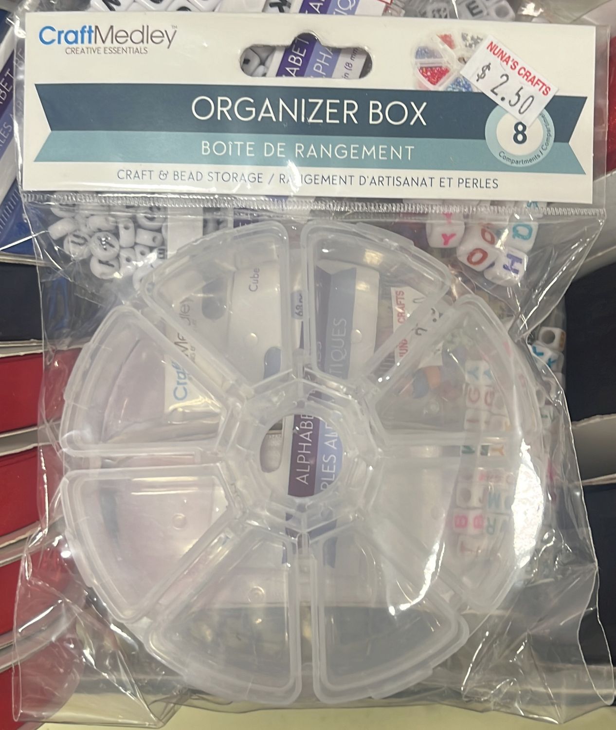 Organizsr Box 8 Compartments PB808