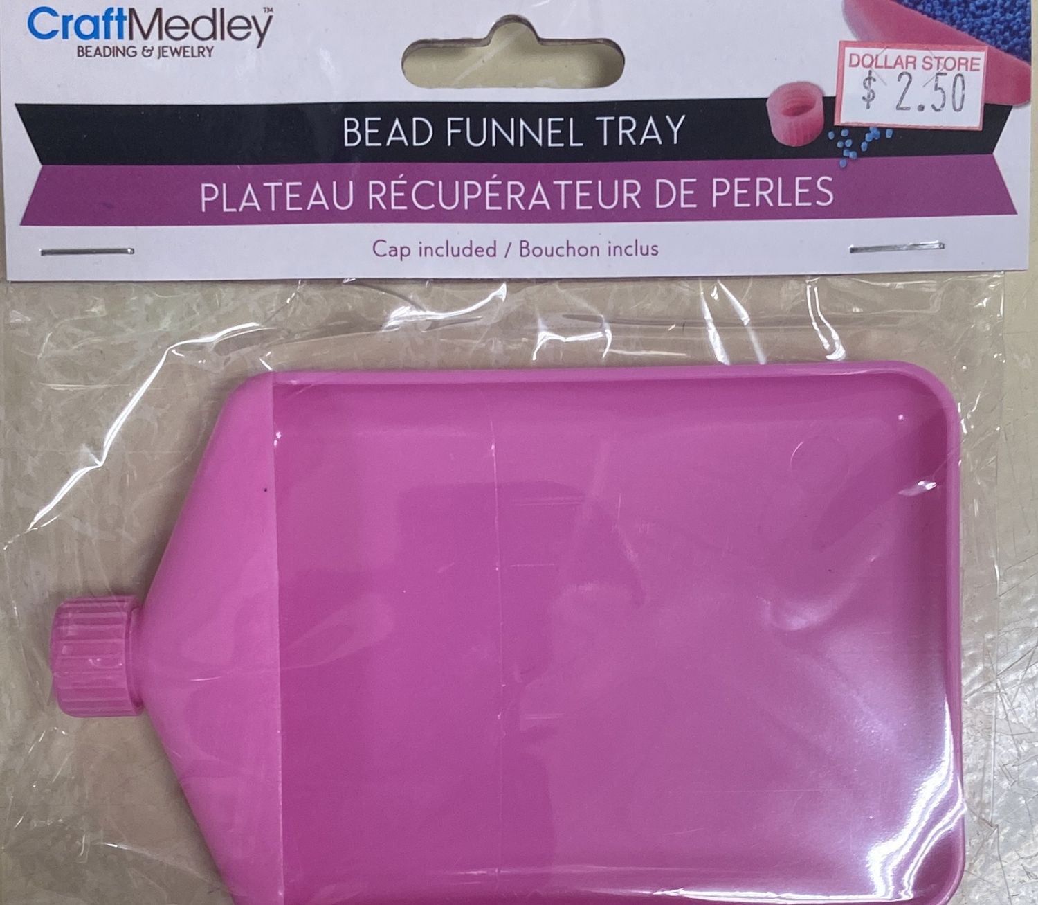 CraftMedley: Bead Funnel Tray