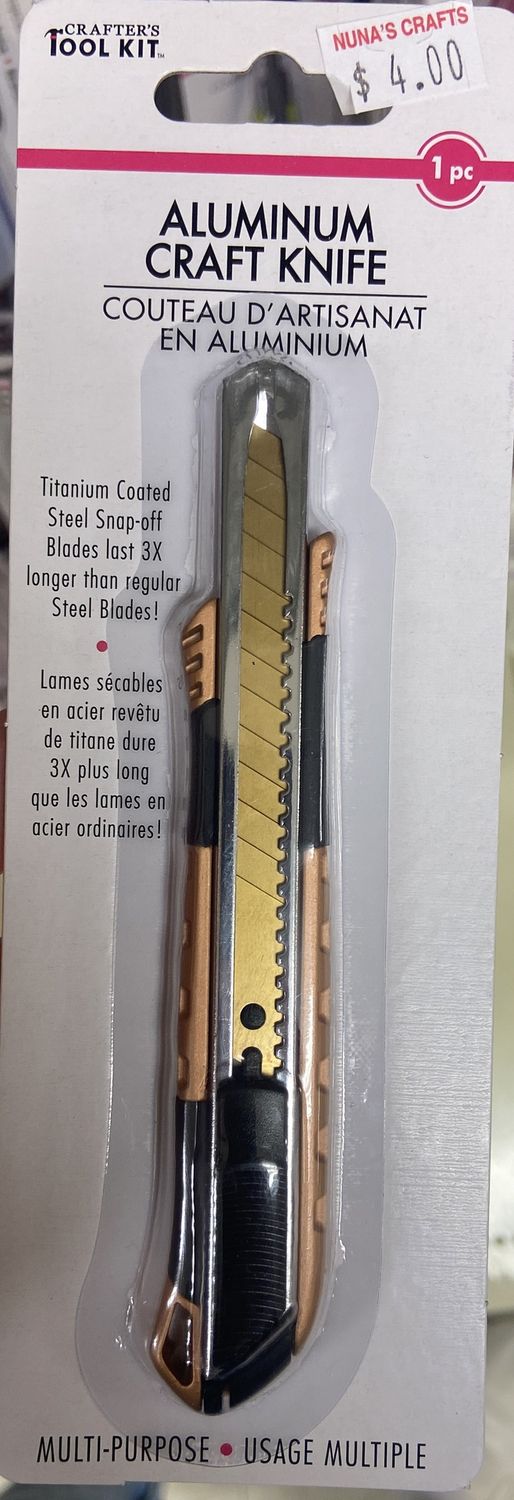 Crafters Tool Kit: Aluminium Craft Knife